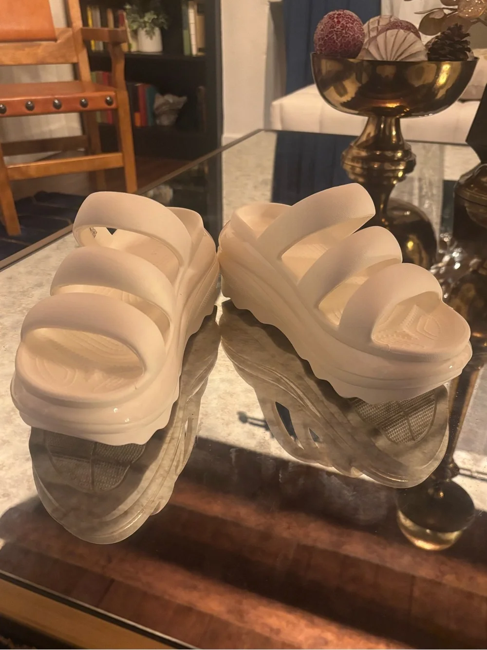 CROCS chunky platform